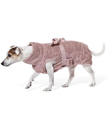 Buy Lills Dog Wadder - 100% Organic Cotton Bathrobe for Dogs | Extra Absorbent Pinkberry (3XS: 35 cm) - Buy Online on GoSupps.com