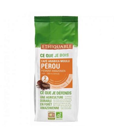 Epicerie sal e Ethiquable Organic Peruvian Ground Coffee 250 g - Pack of 3