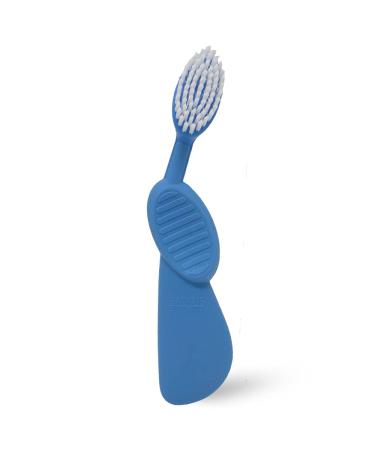 RADIUS Flex Brush - BPA Free, ADA Accepted for Gum Health - Blue White - Right Hand - Buy Online on GoSupps.com