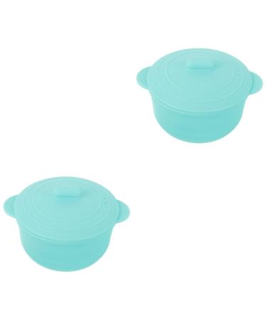 Beavorty 2st wax melts Silicone bowl mini-make-up accessories Beauty shell made of silicone wax meltwarmy Beauty mixing bowl Waxing pot for legs face child pebbles