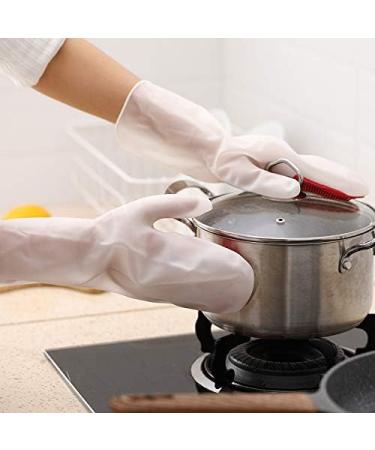 Magic Brush Gloves Dishwashing Brush Housework Gloves Thermal Insulation Kitchen Silicone Laundry Gloves Washing Bowls Gloves Tools - Buy Online on GoSupps.com