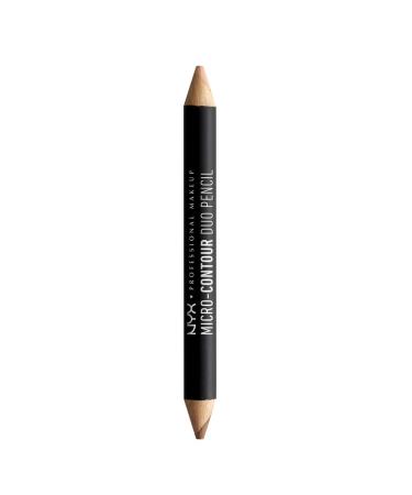 NYX Micro-Contour Duo Pencil Medium Deep 0.1 Ounce - Professional Makeup - Buy Online on GoSupps.com