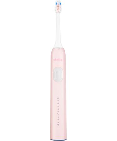 Vitammy SMILS Powder Pink Toothbrush - 5 Brushes Pressure Control & Orthodontic Washing Program | International Shipping - Buy Online on GoSupps.com