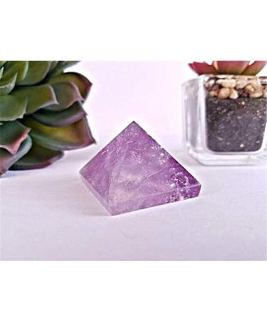 Small Piece Natural Amethyst Quartz Crystal Pyramid Reiki gem Stone Purple Amethyst Crystal Pyramid wolesale Obelisk - Buy Online on GoSupps.com