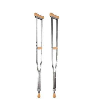 Medical Underarm Crutches Crutches for Walking Aluminum Crutches Comfort Handle Crutches for Walking Rehabilitation Training Independence