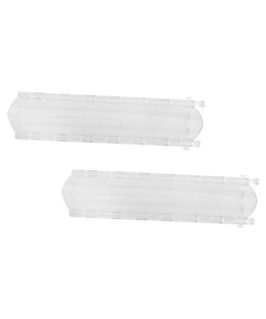 Kisangel 2pcs Fruit Shaping Mold Vegetables Clear Fruit Garden Tool Growth Molds Accessories Stereotypes Transparent Color 21x4cm