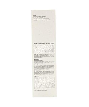 Rootree Camphorganic Rich Body Cream 5.07 fl oz - Moisturizing Natural Care - Buy Online on GoSupps.com