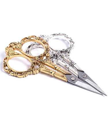 Premium Silver Manicure Scissors - Multi-Purpose Stainless Steel Nail & Beauty Grooming Kit - Buy Online on GoSupps.com