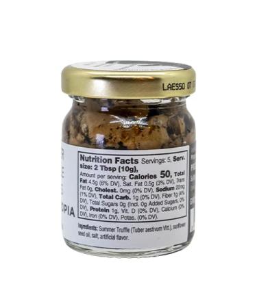 Truffletopia Summer Truffle Slices | Real Italian Black Truffle Carpaccio | Luxury Gourmet Topping | Ready to Eat | 1.8 Oz - Buy Online on GoSupps.com