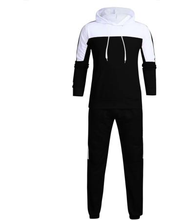 Buy Hanxiulin Men's Long Jogging Suit | Casual Sports Jacket & Pants | Lightweight Training Leisure Wear - Buy Online on GoSupps.com