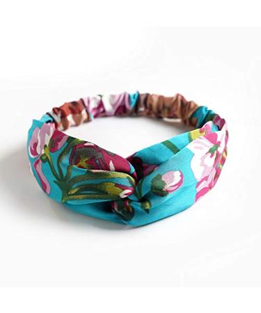 IDOLL Boho Headbands 6 Pack - Floral Silk Hairband for Women & Girls - Buy Online on GoSupps.com
