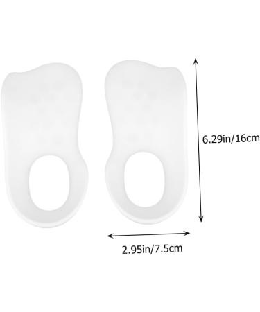 NOLITOY High Arch Support Insoles - 3 Pairs Orthotic Inserts for Foot Pain Relief | Cushioned Shoe Pads for Plantar Fasciitis & Foot Care - Buy Online on GoSupps.com