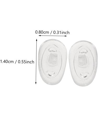 Healeved 400 Pcal Silicone Gel Nose Pads for Glasses | Comfortable Air Chamber Sunglasses Substitute | 8-Pack Incense Shell White Pebble Slide Slippers - Buy Online on GoSupps.com