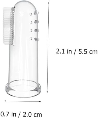 Fomiyes 10 Sets Fingerbrush for Babies - Fingerling Mouth Cleaning & Massage Device - Portable Baby Toothbrush - Ideal Travel Set - 1 Transparent Pack - Buy Online on GoSupps.com
