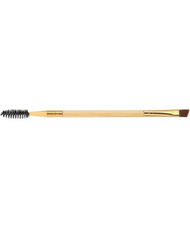 Double Ended Eyebrow Eyelash Brush Professional for Brow Makeup Grooming with Spiral Design (Original Wood Color) - Buy Online on GoSupps.com
