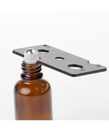 Timiili Portable 10ml Amber Glass Essential Oil Roller Bottles - 7 Pack with Stainless Steel Roller Balls - Buy Online on GoSupps.com