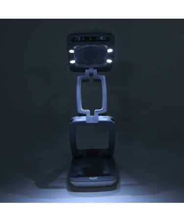 Magnifying Glasses for Reading 3X Elderly Reading Energy Saving Shadowless Light Foldable Desktop Handheld Magnifying Glass for Reading Inspection Hobbies - Buy Online on GoSupps.com