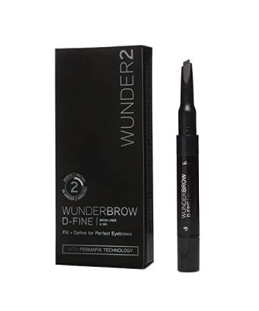 WUNDERBROW D-Fine Brow Pencil & Eyebrow Gel - Brunette (0.007 oz Liner & 0.1 oz Gel) - Buy Online on GoSupps.com