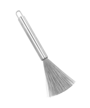 Healeved pan cleaning brush kitchen metalbrush pizzastein cleaning brush pot brush stainless steel scrap cock trousers cleaning brush pan brush steel grill brush clean