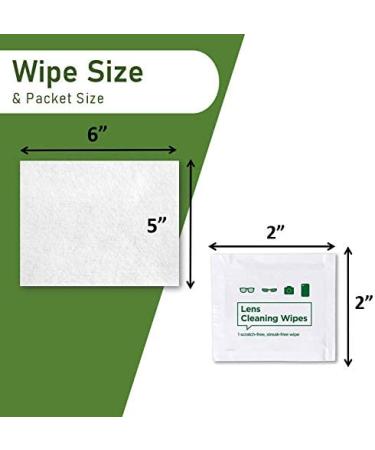 HandyClean Lens and Glass Cleaning Wipes - 100ct Box for Eyeglasses, Cameras, Cell Phones - Quick-Drying Pre-Moistened Wipes - Portable Size for Purses, Pockets, Carry-ons - Buy Online on GoSupps.com