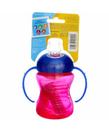 Nuby 2 Handle Cup 8 oz - Pack of 2 | BPA-Free Sippy Cups for Toddlers - Buy Online on GoSupps.com