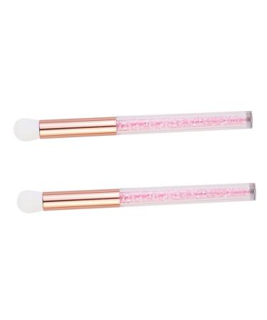 NOLITOY 2pcs Nose Brush Eyeshadow Makeup Brush Cleaning Brush Makeup Pink Nose Cleaner Applicator Miss Major