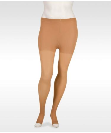 Juzo Basic 4411at 20-30mmhg Open Toe Pantyhose 3 (III) Short Beige