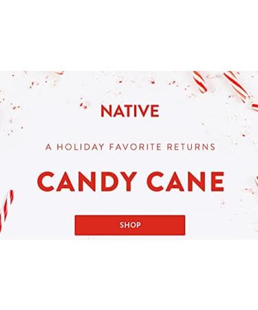 Native Deodorant - Paraben Free Aluminum Free - Candy Cane - Full Size 2.65 OZ 75 G (Candy Cane) - Buy Online on GoSupps.com
