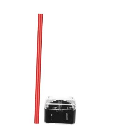 Angoily 1 Set Eyebrow Pencil Miss Perforation Makeup Tools 1 count (Pack of 1) Red