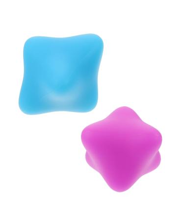 Toddmomy Roller massage device 2 pieces six-cante with ancient baoding balls meditation massage baoding balls Spiritual handmade cladding hand exercise balls roller massage device