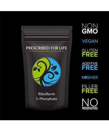 Riboflavin 5 Phosphate Powder - Vegan B2 Supplement for Hair, Skin & Nails | Gluten Free, Non-GMO, Kosher | 2 oz (56g) Pack - Buy Online on GoSupps.com