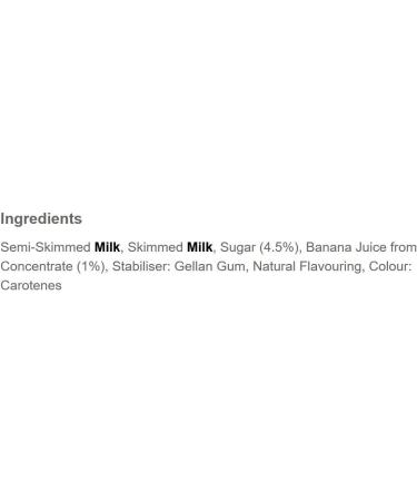 Yazoo Banana Milk Drink 1L - Buy Online on GoSupps.com
