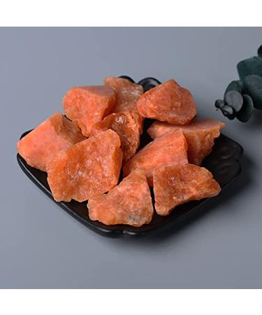 Natural Magic Natural Crystal Quartz Specimen Tiger Eye Stone Natural Fluorite Irregular Shape Rough Rock Large Grain Unpolished Collectio ZJGIDTEM (Color : Sun Stones Size : 50g-60g) 50g-60g Sun Stones