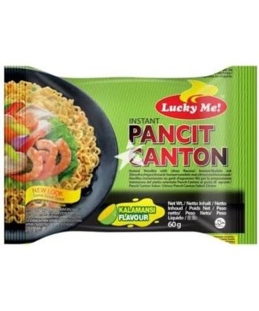 Lucky Me! Pancit Canton Kalamansi Citrus Instant Noodles 60g (24 Packs) HALAL - Buy Online on GoSupps.com