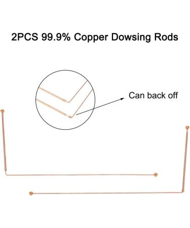 ZYNCUE 2pcs 99.9% Copper Probe Rods - Premium Tools for Submerged Water & Buried Treasure Detection - Buy Online on GoSupps.com