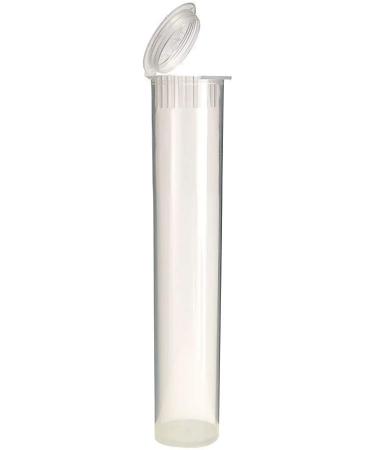 W Gallery 100 Clear 98mm Pop Top Joints Smell-Proof Pre-Roll Blunt Container Holder Vial for RAW Cones - BPA-Free Plastic Tubes - Fits 98 Special, 84mm, 83mm, 80mm Cones - Buy Online on GoSupps.com