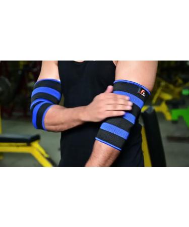 Buy Elbow Compression Sleeve Support Brace (M-L) - Best for Pain Relief & Injury Recovery - International Shipping Available - Buy Online on GoSupps.com