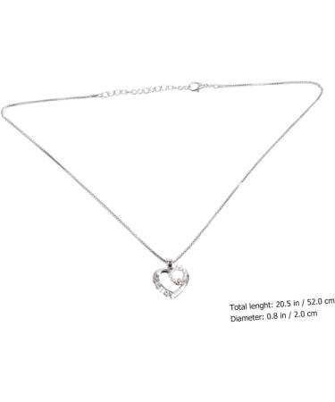 COLLBATH A Necklace Necklaces Crystal Pendant Necklace for Girls Neck Pendant Decorate All-match Personality - Buy Online on GoSupps.com