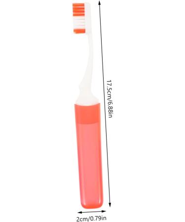 Marmerdo 4-Piece Travel Toothbrush Set - Foldable Miniature and Durable for Camping & Household Use | Premium Tongue Cleaner & Travel Accessories - Buy Online on GoSupps.com