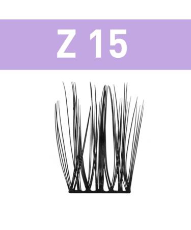 Eyelash Extensions - 84 PCs Z15 B&C Individual DIY Lash Clusters | Reusable Eyelash Bush for Beginners - D-12mm Z15 - Buy Online on GoSupps.com