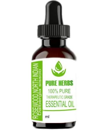 Buy Pure Herbs Rosewood Essential Oil (50 ml) - North Indian Dalbergia Sissoo | Aromatherapy & Natural Healing - Buy Online on GoSupps.com