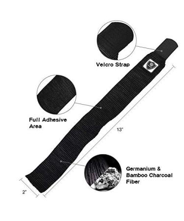 Vital Salveo Elastic Knee Patella Wrap Compression Brace for Pain Relief and Joint Stabilization - Pair of Black Support Straps for Men and Women in Basketball, Tennis, Soccer, Football - Buy Online on GoSupps.com