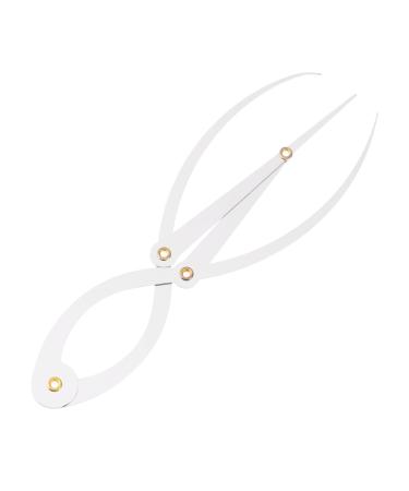 NOLITOY 1 Pc Eyebrow Stickers Brow Ruler Eyebrow Positioning Ruler Tool Miss Balance Ruler Stainless Steel