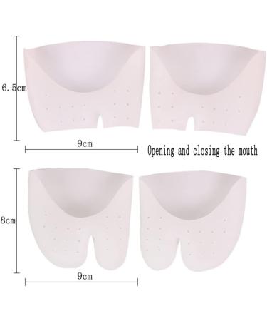 DEAVER Silicone Forefoot Pads Toe Separator Pain Relief Insole Cushion - Bunion Hallux Valgus Corrector & Foot Care Tool (1 Pair) - Buy Online on GoSupps.com