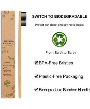 Eco-Friendly Bamboo Toothbrushes for Couples | Solar-Powered Cute & Happy Design | Buy Internationally - Buy Online on GoSupps.com