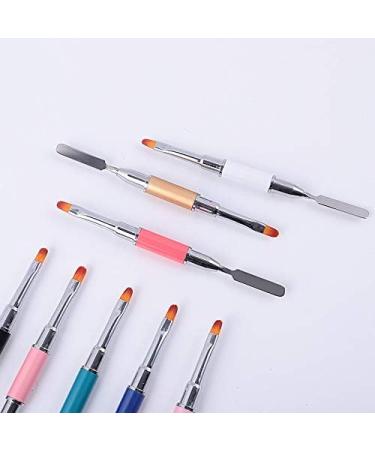 ISTOVO 8Pcs Nail Art Gel Pen Dual-Use Painted Phototherapy Pen Gel Pen Double-Headed Nail Pen Embossing Stick Nail Brush - Buy Online on GoSupps.com