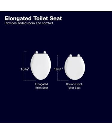 KOHLER 20454-96 Ridgewood Quiet-Close Elongated Biscuit Toilet Seat - Buy Online on GoSupps.com