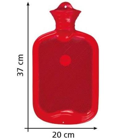 Classic Purple Fleece Hot Water Bottle - 2.0 Liters | International Shipping Available - Buy Online on GoSupps.com