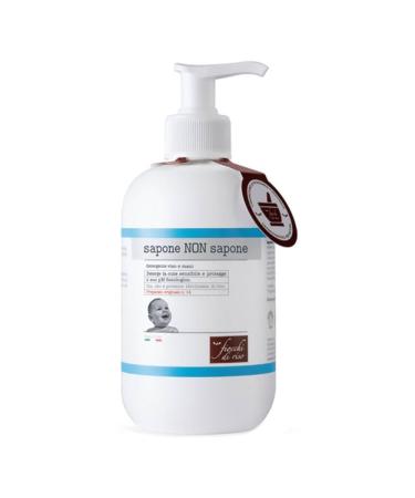 Fiocchi di riso Fiocchi di Riso - Non soap soap - 240 ml - Baby cleanser - Cleans sensitive skin and protects its physiological pH - baby hygiene products