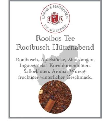 Lerbs & Hagedorn Rooibos Tea Rooibusch Soir e refuge 250 g